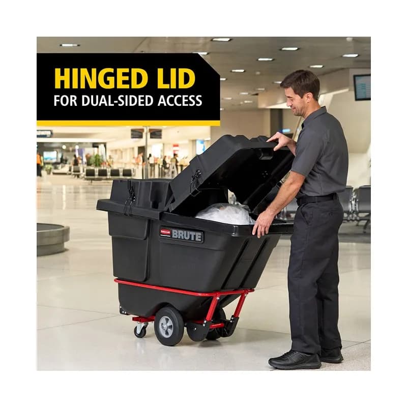 Brute® Utility Tilt Truck Lid 57.10X28.85X9.70 IN 0.5 Cubic Yard Rotomolded 1/Each