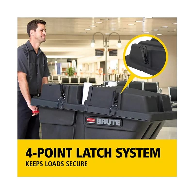 Brute® Utility Tilt Truck Lid 57.10X28.85X9.70 IN 0.5 Cubic Yard Rotomolded 1/Each
