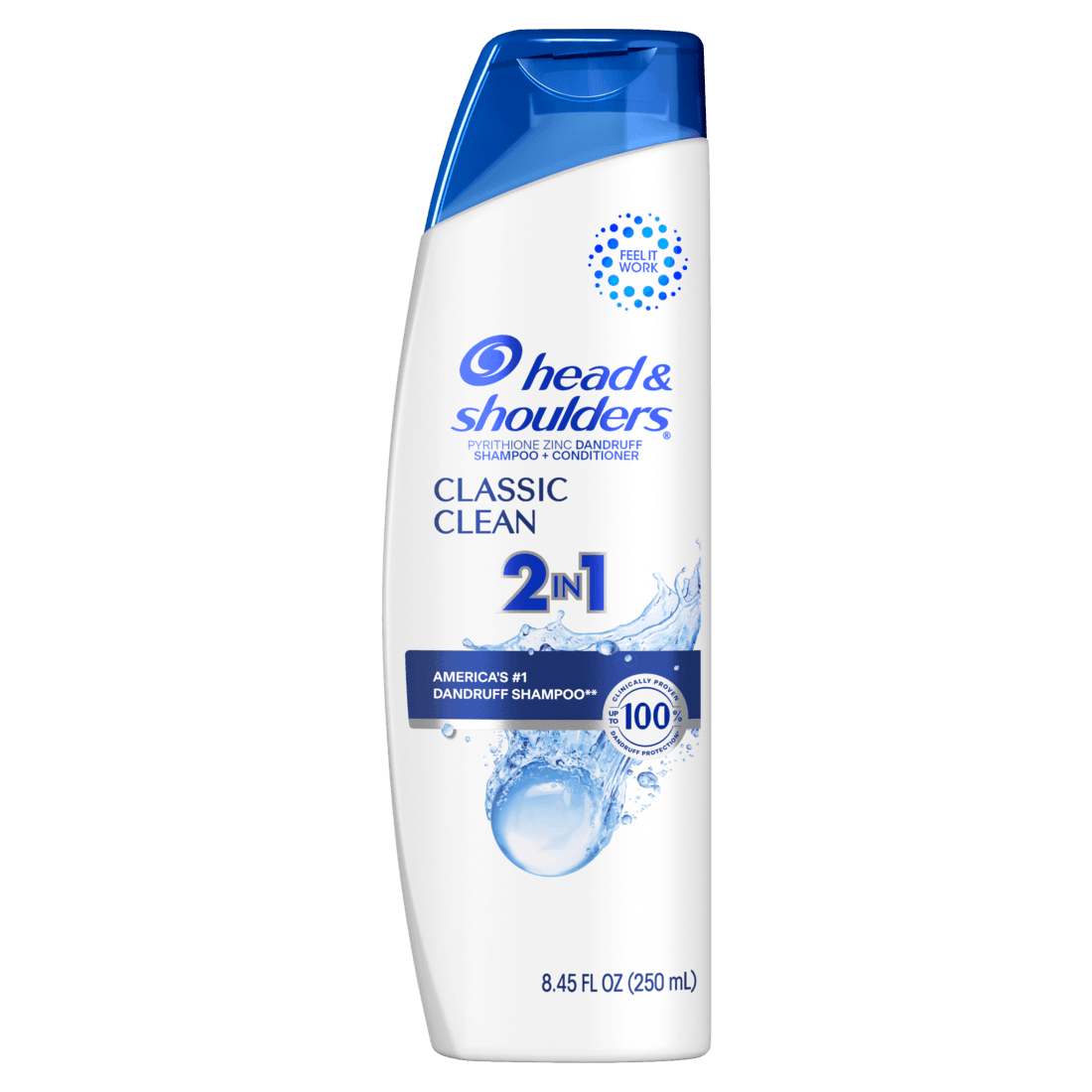 Head & Shoulders® Classic Clean 2-in-1 Anti-Dandruff Shampoo & Conditioner 8.45 FLOZ 6/Case