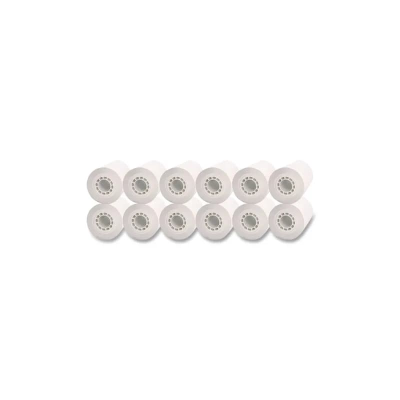 Thermal Paper 2.25IN X80FT White Wax Coated Paper With 0.437 IN Core Diameter 50 Rolls/Case