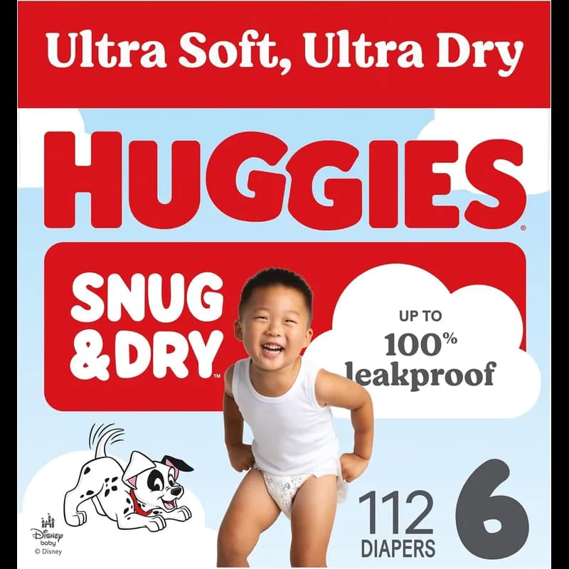 Huggies® Baby Diaper Size 6 35 LB 112/Case
