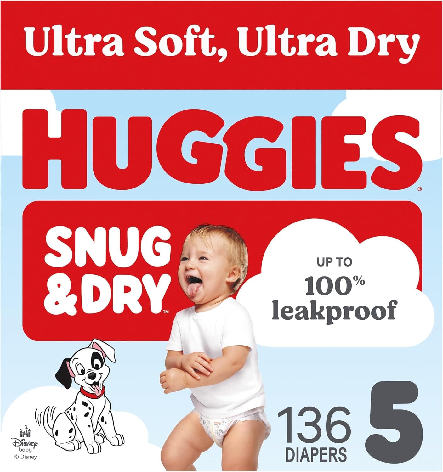 Huggies® Baby Diaper Size 5 27 LB 136/Case
