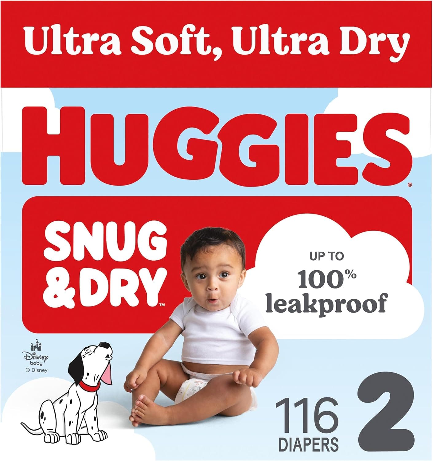 Huggies® Baby Diaper Size 2 12-18 LB 116/Case