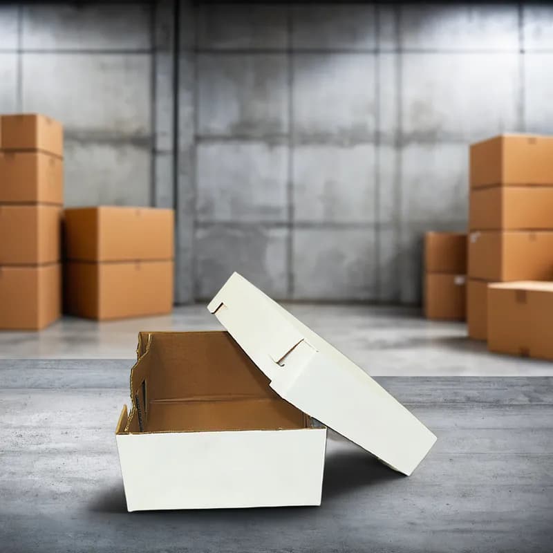 Cake Box 12X12X6 IN Corrugated Paperboard Square 2-Piece 25/Bundle