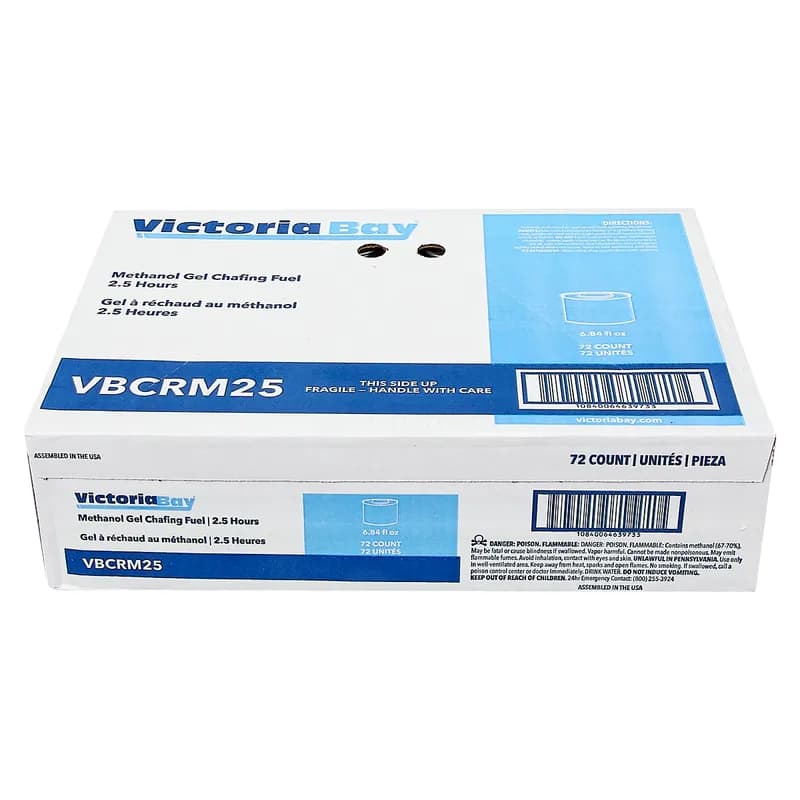 Victoria Bay Gel Chafing Fuel 2.5 Hour 72/Case