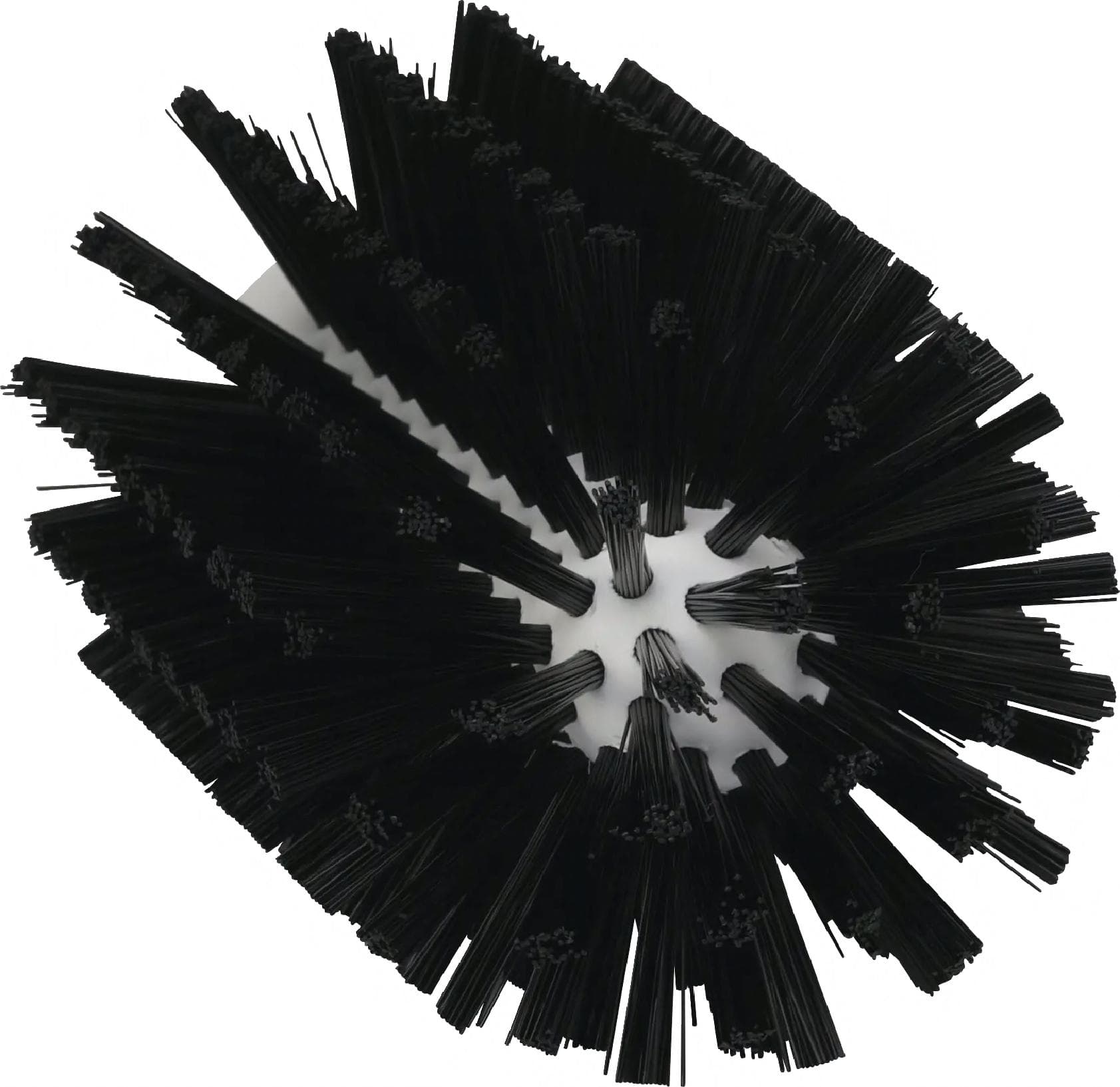 Pipe Brush 3.5 IN Medium (MED) Polypropylene (PP) Stainless Steel Black Euro Threaded 10 Count/Box