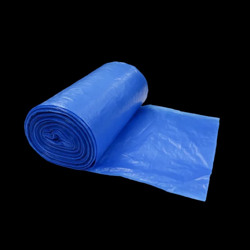 Victoria Bay Can Liner 33X40 IN 33 GAL Blue Plastic 17MIC 25 Count/Roll 10 Rolls/Case