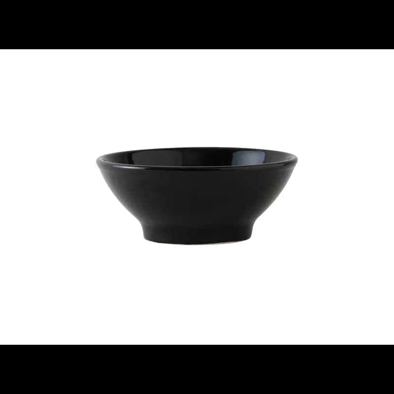 Decorated Collection Ramen Bowl 6.75 IN 25 OZ China Black Round Fully Vitrified Glossy 12/Case