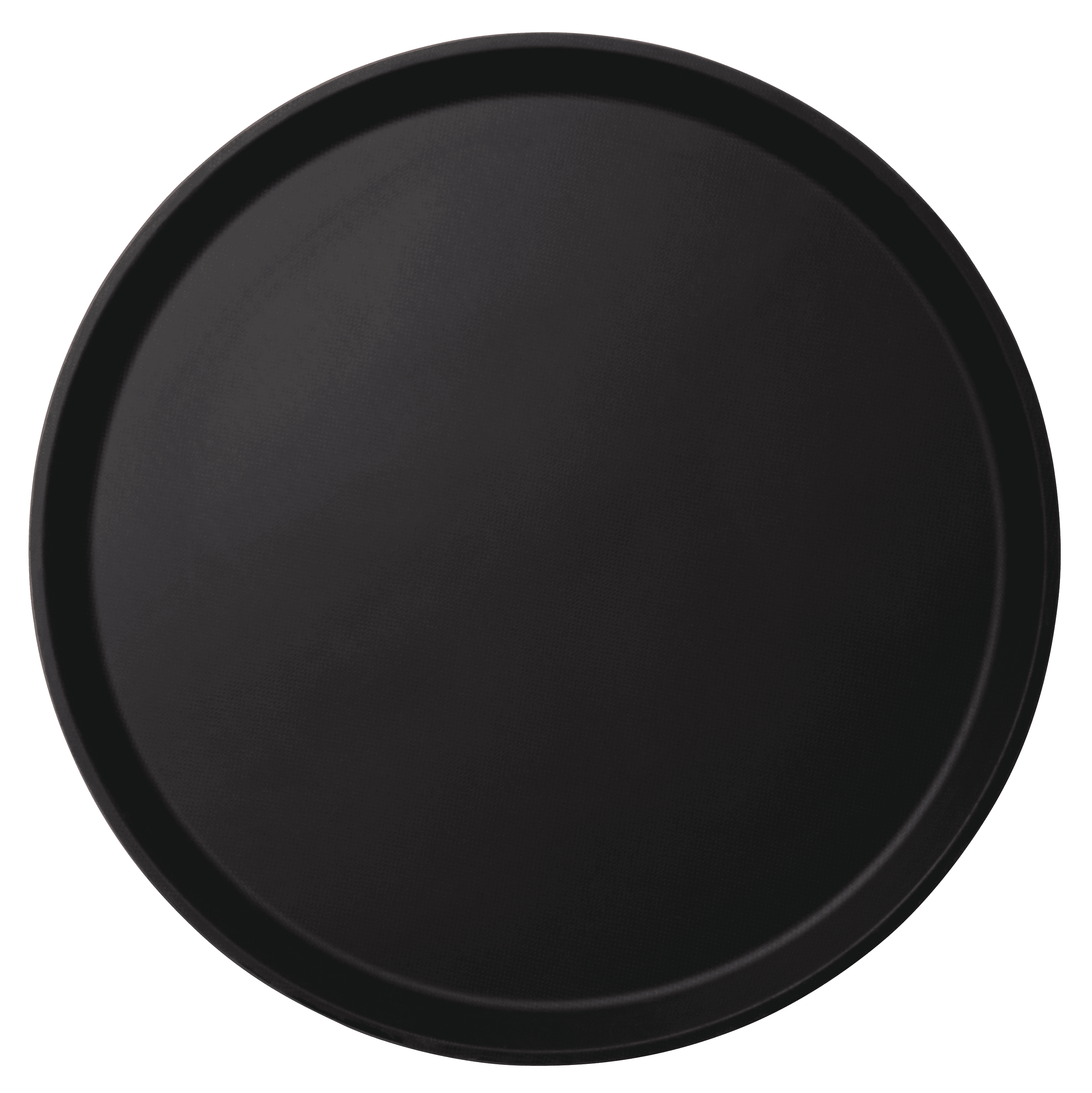 Camtread® Serving Tray 18 IN Black Round Non-Skid Dishwasher Safe 1/Each