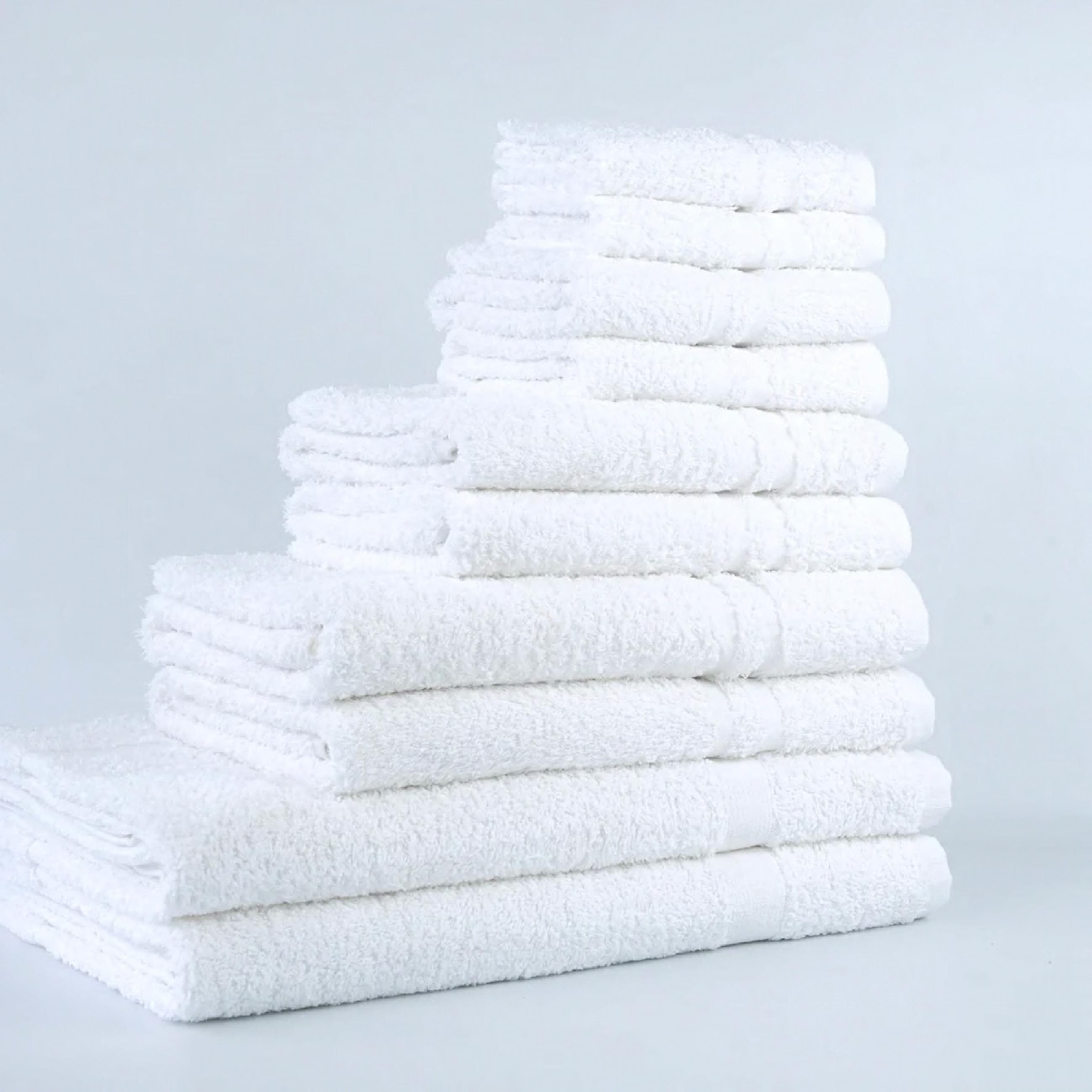 Towel 16X27 IN Cotton Hand Ring Spun Platinum 12/Dozen