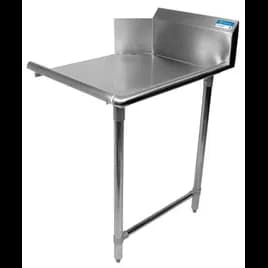 Dishtable 48 IN Stainless Steel Clean Left-To-Right Operation 10 IN H Backsplash 1/Each