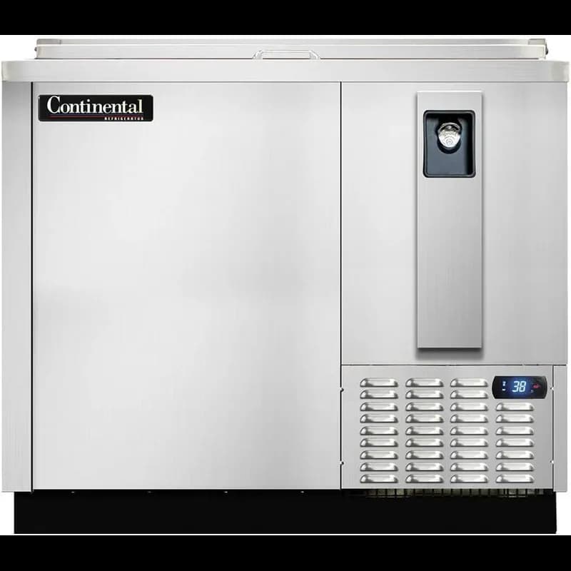 Continental Refrigerator Bottle Cooler 37 IN Stainless Steel 1/Each