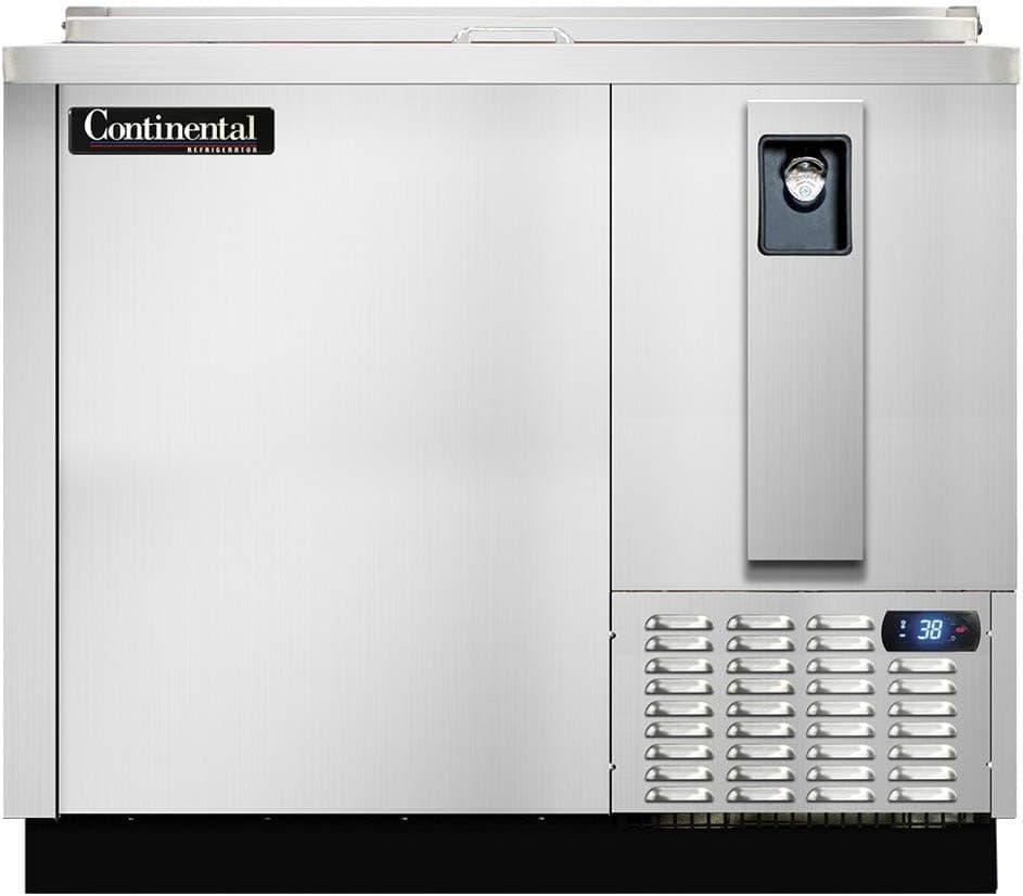 Continental Refrigerator Bottle Cooler 37 IN Stainless Steel 1/Each