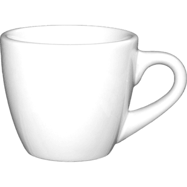 Dover™ A.D. Teacup 3.5 FLOZ Porcelain European White 3/Case