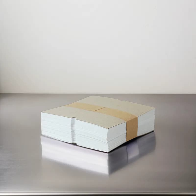 Burger Patty Sheet 5X5 IN Paper White 14000/Case