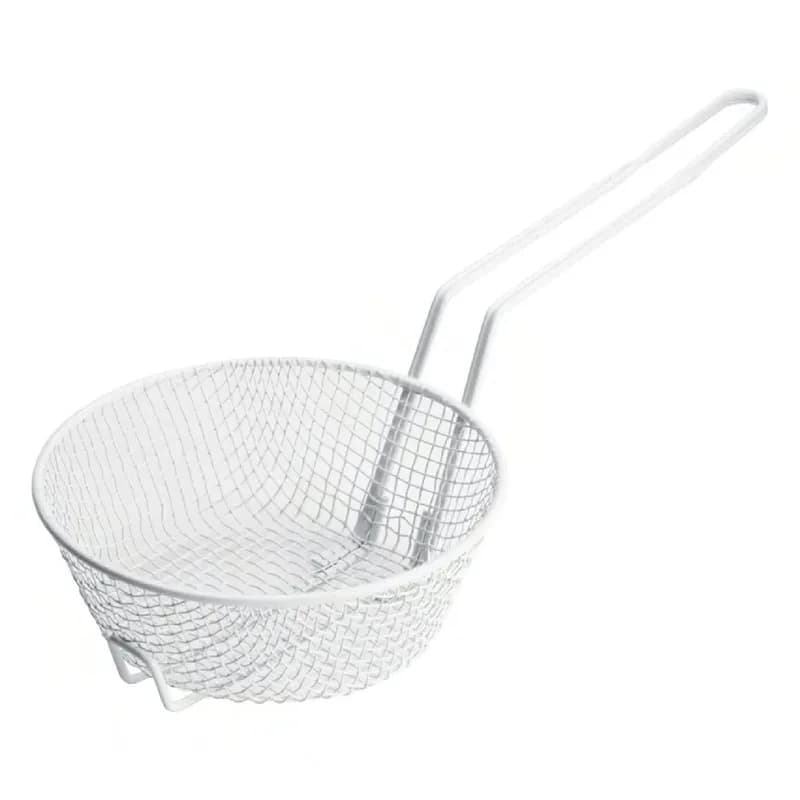 Breading Basket Metal Wire White Medium Mesh Non-Stick 1/Each