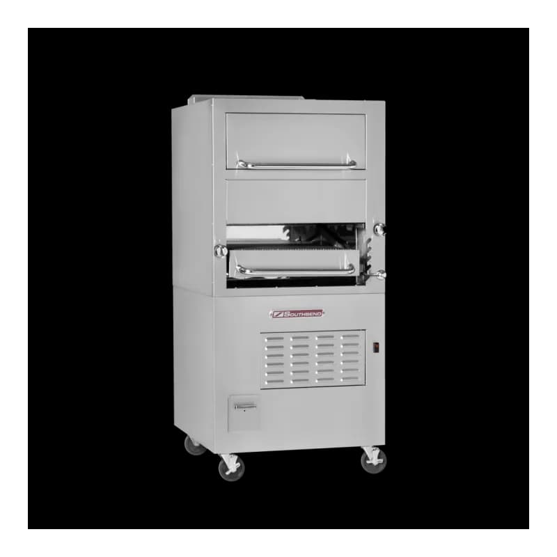 Broiler Stainless Steel Gas Single Deck With Warming Oven 104,000 BTU 1/Each