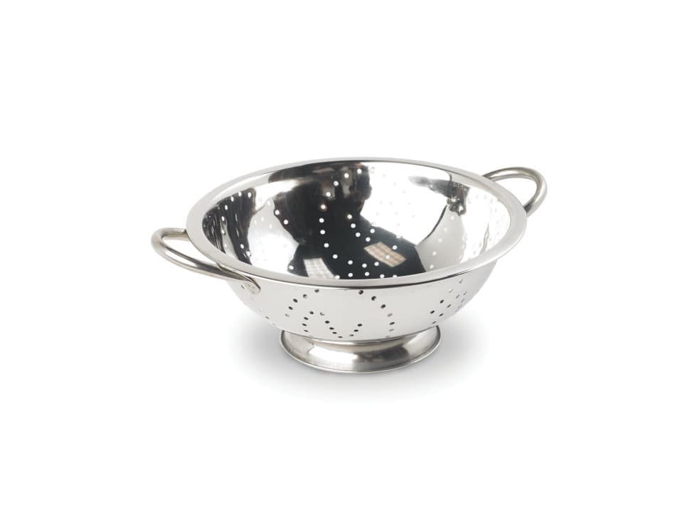 Colander 5 QT Stainless Steel With Handles Footed Base 1/Each