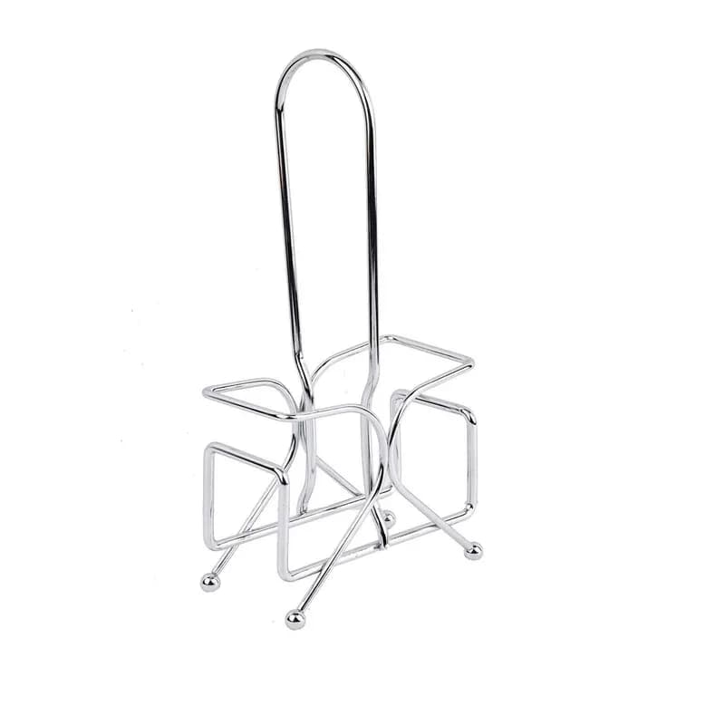 European Collection™ Cruet Rack Chrome Plated Steel For Tablecraft #600 Cruet 6 OZ Glass Hand Wash 6/Case