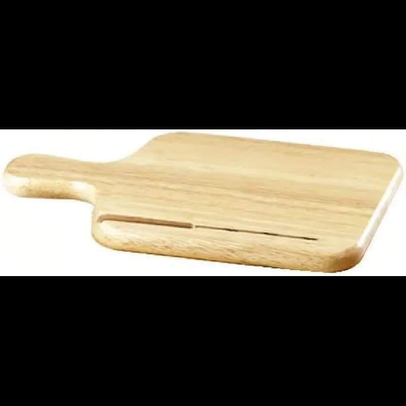 Bread Serving Board 13.5X7.5X0.75 IN Natural Wood Natural With Slot For Knife 1/Each