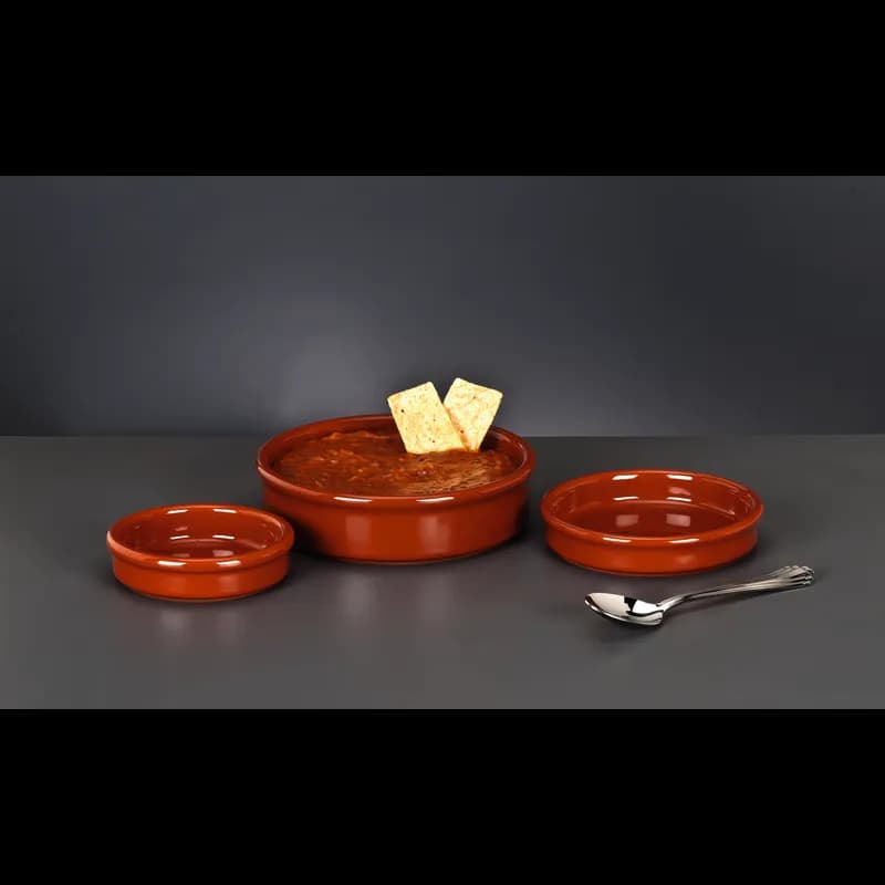 Cazuela Bowl 5 IN 5.6 OZ Terracotta Brown 2/Case