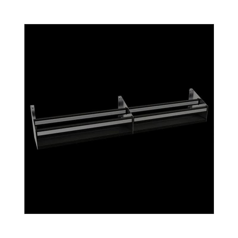 Speed Rail 60 IN Acrylonitrile Butadiene Styrene (ABS) Stainless Steel Double Open Step-and-Rail Design 1/Each