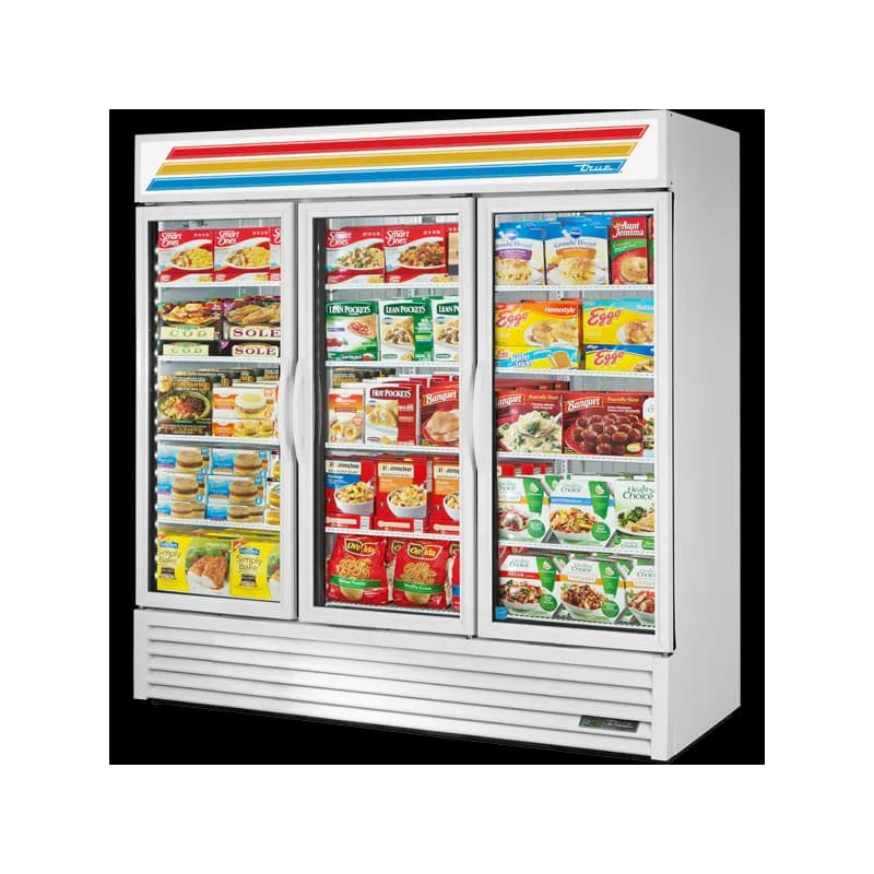 Freezer Merchandiser 3-Section Glass Hinged Door 1/Each