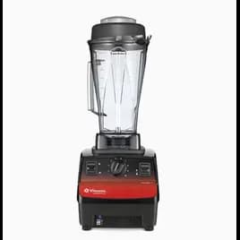Vita-Prep® 3 Blender 64 OZ Plastic Black Red Black Base With Red Face 3 Peak HP BPA Free 1/Each