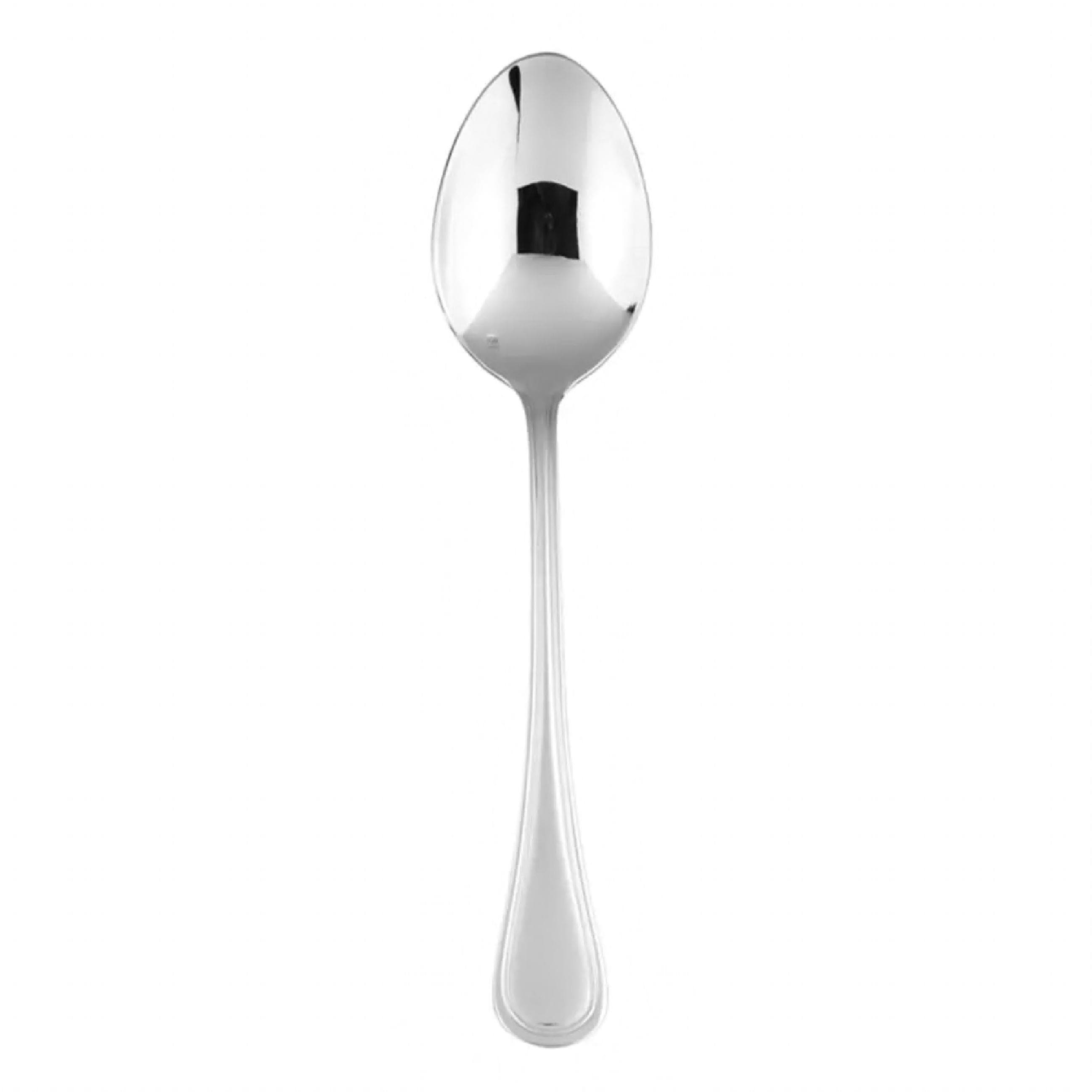 Filet Pattern Serving Spoon 9.3 IN 18/10 Stainless Steel Mirror Finish 1/Each