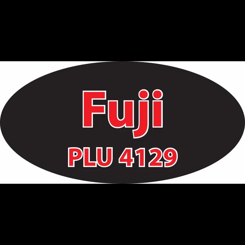 Fuji Label 2.63X2.63 IN Red Black Semi-Perforated 250/Roll