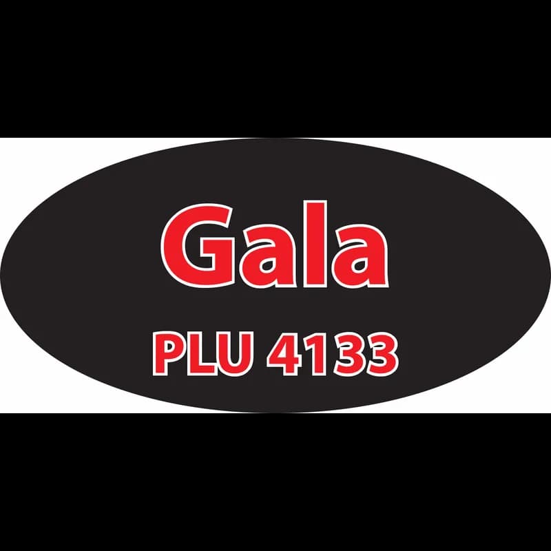 Gala Label 2.63X2.63 IN Red Black Semi-Perforated 250 Count/Roll 50 Rolls/Case 12500 Count/Case