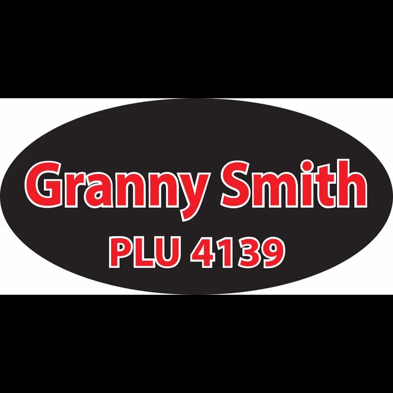 Granny Smith Label 2.63X2.63 IN Red Black Paper Semigloss 250/Roll