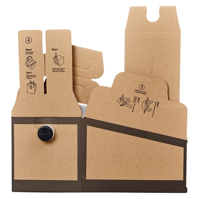 Victoria Bay Coffee Box 160 OZ Paper Kraft 20/Case