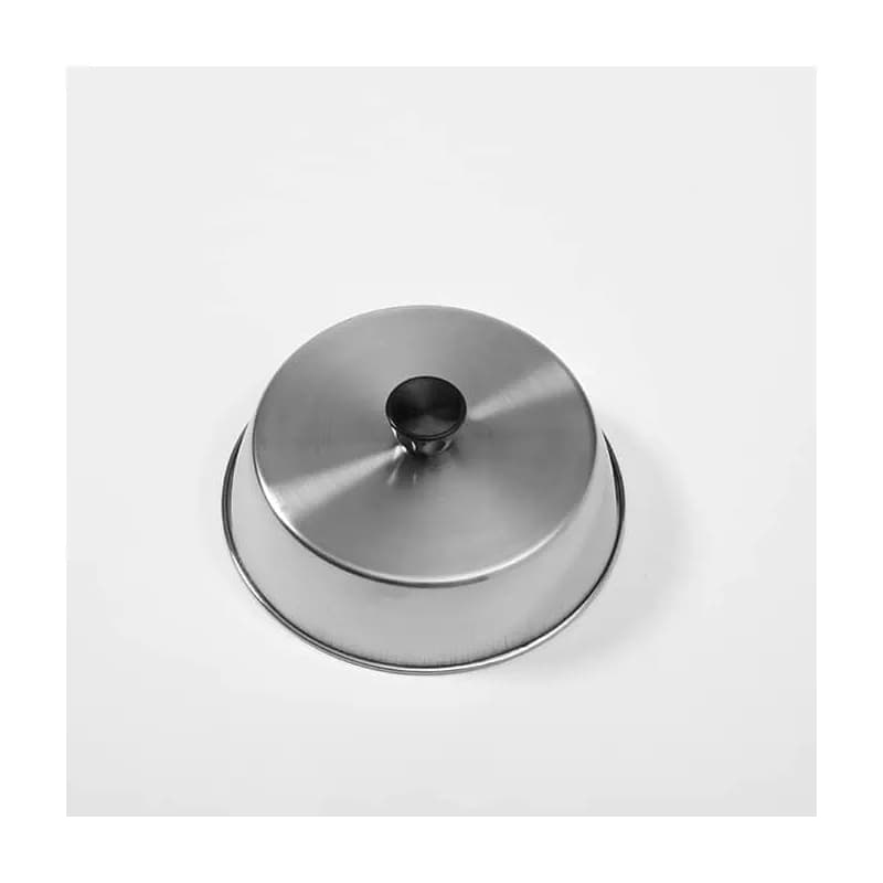 Basting Cover 7.5 IN Stainless Steel Silver Round Dishwasher Safe 1/Each