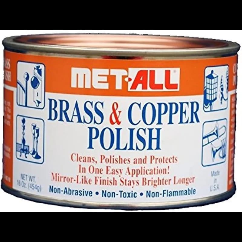 Met-All Brass Polish 1 LB Brass Copper 1/Each