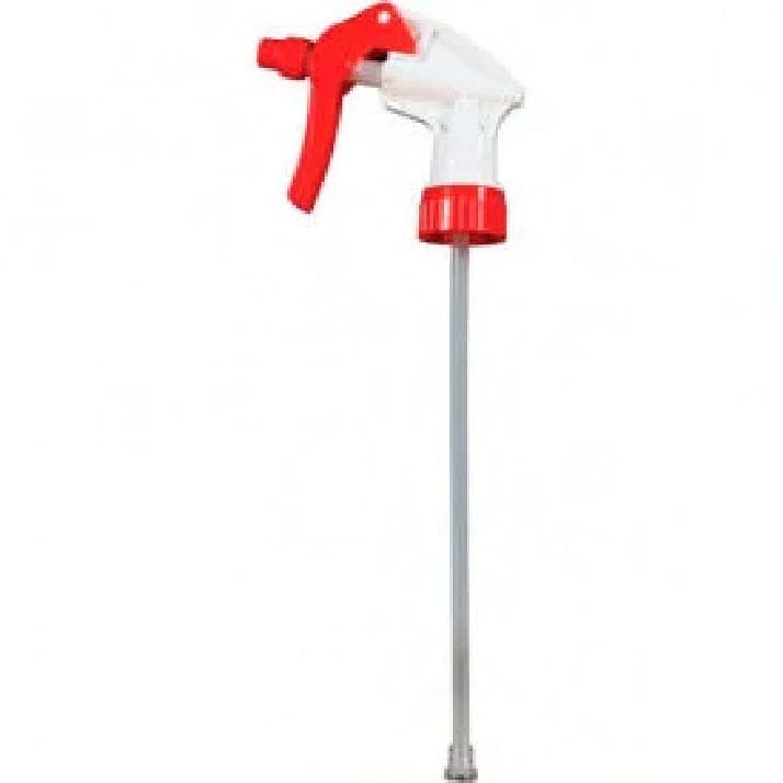 Trigger Sprayer 32 Plastic White Red 24/Pack