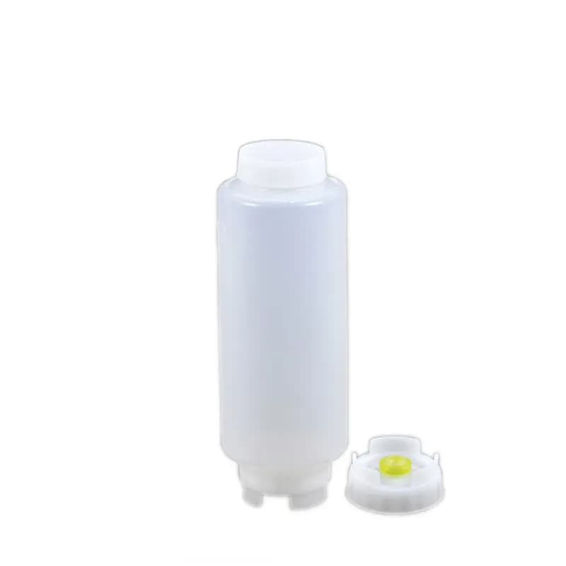 FMP Squeeze Bottle 24 OZ Plastic Clear FIFO: First In, First Out 1/Each