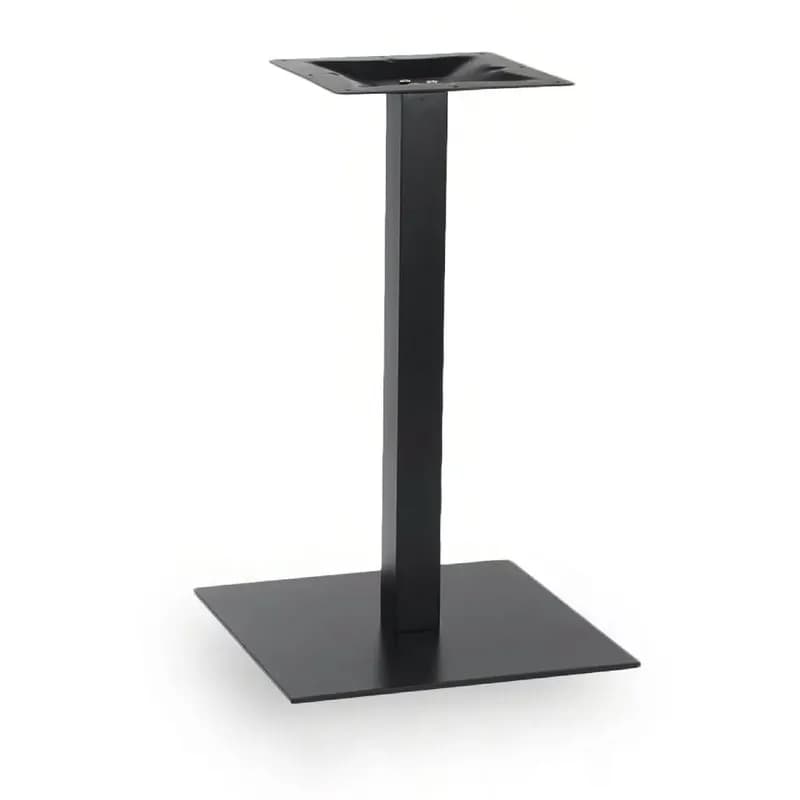 Table Base 24X24 IN Black Powder Coated Steel 1/Each