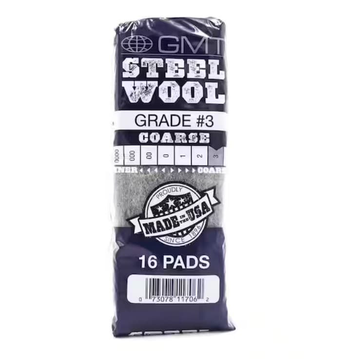 GMT Steel Wool Pad 1 Steel Wool Hand #3 192/Case