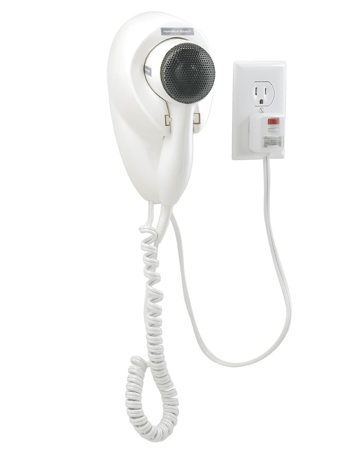 Hair Dryer Wall Mount 1500 Watt Ergonomic Handle 1/Each