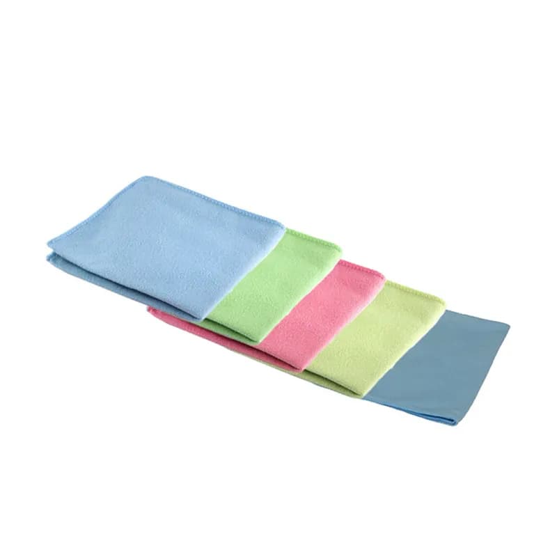 Cleaning Cloth 16X16 IN Microfiber Red 12/Pack