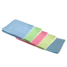 Cleaning Cloth 16X16 IN Microfiber Yellow 12/Pack
