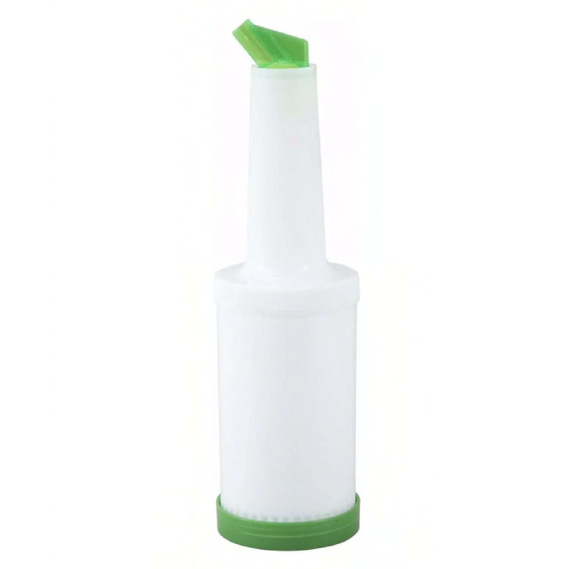 Liquor Juice Pourer 1 QT Plastic Green Complete 1/Each
