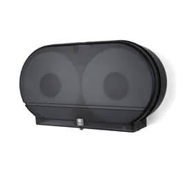 Toilet Paper Dispenser Black Jumbo (JRT) Universal Twin 4/Case