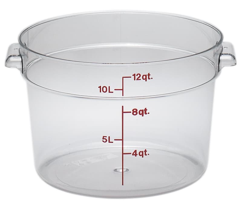 Camwear® Container 12 QT Round 6/Case