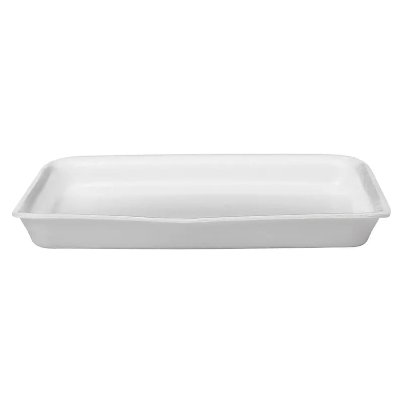 8HL Meat Tray 8X10X1.17 IN Polystyrene Foam White Heavy 400/Case