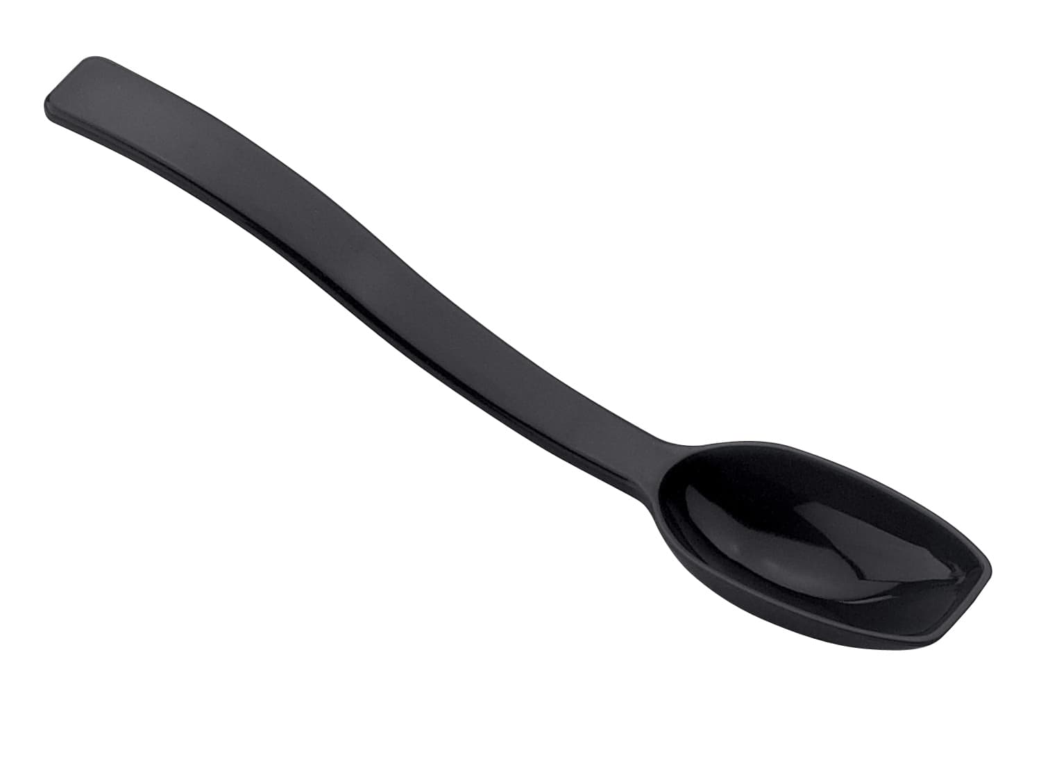 Camwear® Salad Spoon 0.5 OZ Black Solid With Hanging Hole Dishwasher Safe 1/Each