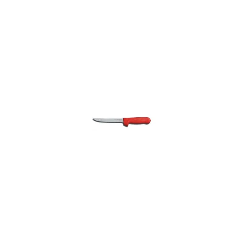 SANI-SAFE® Boning Knife 6 IN Red Narrow Red Handle 1/Each