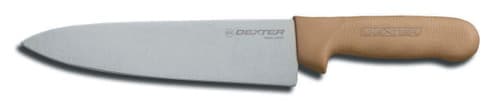 SANI-SAFE® Chef's Knife 10 IN Tan Handle 1/Each