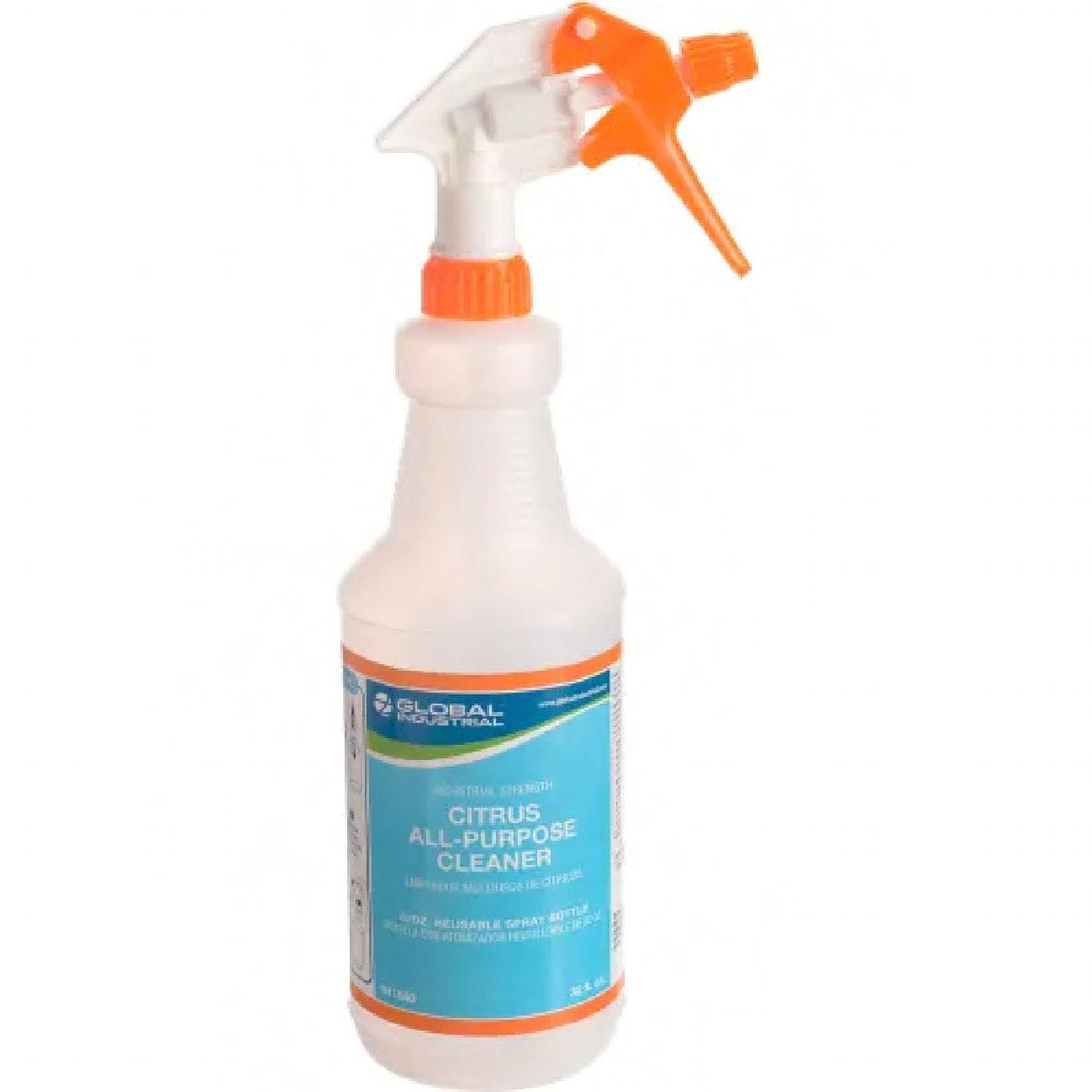 Global Industrial™ Spray Bottle & Trigger Sprayer 32 FLOZ Plastic For All-Purpose Cleaner 12/Pack